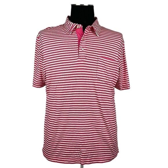 Pete Millar Stripes Prima Cotton Polo Jersey - Mens M - Picture 1 of 6